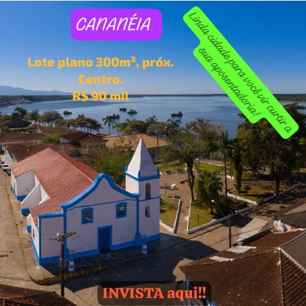 Imagem Terreno à Venda, 300 m²em Nova Cananéía - Cananéia