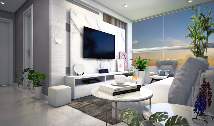 Foto do imóvel Apartamento com 2 Quartos à Venda, 71 m²em Guilhermina - Praia Grande