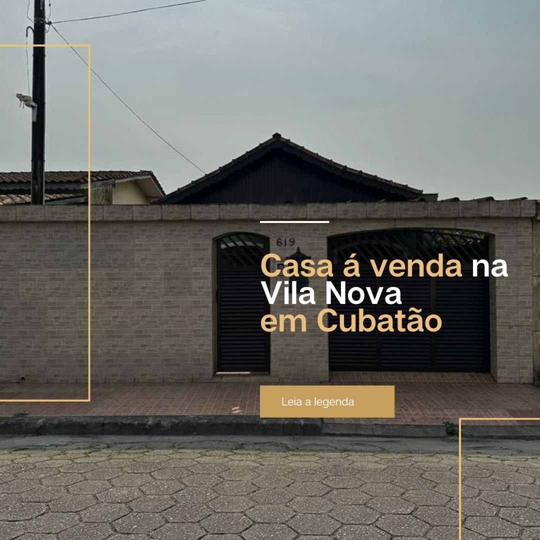 Imagem Casa com 3 Quartos à Venda, 164 m²em Vila Nova - Cubatão