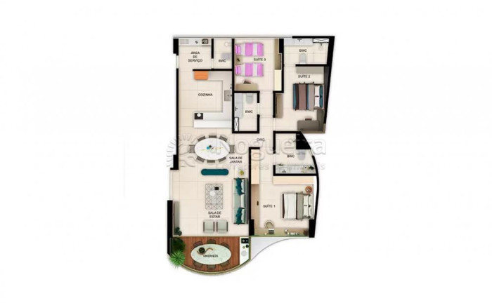 Imagem Apartamento com 3 Quartos à Venda, 141 m² em Tamarineira - Recife