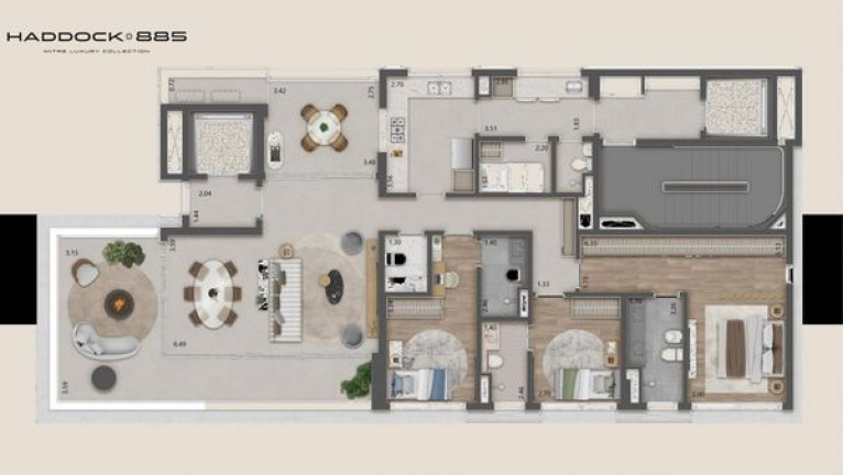 Imagem Apartamento com 3 Quartos à Venda, 185 m²em Cerqueira César - São Paulo