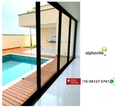 Imagem Casa de Condomínio com 3 Quartos à Venda, 310 m² em Alphaville Nova Esplanada - Votorantim