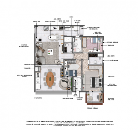 Imagem Apartamento com 3 Quartos à Venda, 123 m² em Vila Sofia - São Paulo