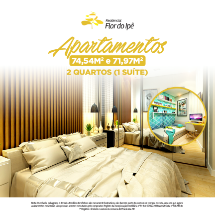 Imagem Apartamento com 2 Quartos à Venda, 74 m² em Vila Independência - Piracicaba
