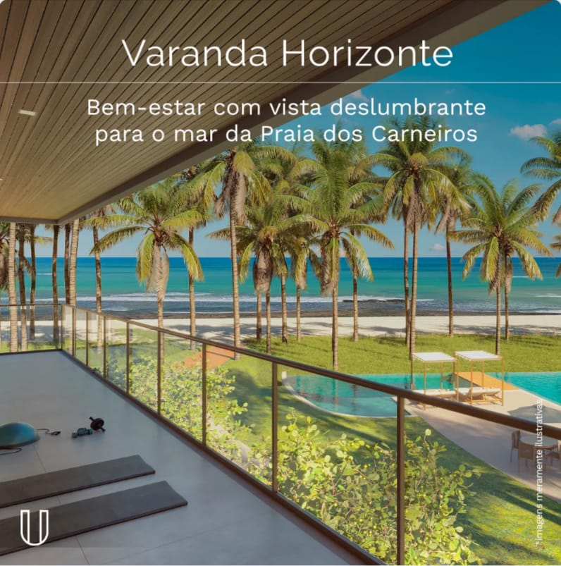 Imagem Apartamento com 2 Quartos à Venda, 101 m²em Praia dos Carneiros - Tamandaré