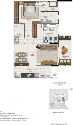 Imagem Apartamento com 2 Quartos à Venda, 61 m²em Praia de Itaparica - Vila Velha
