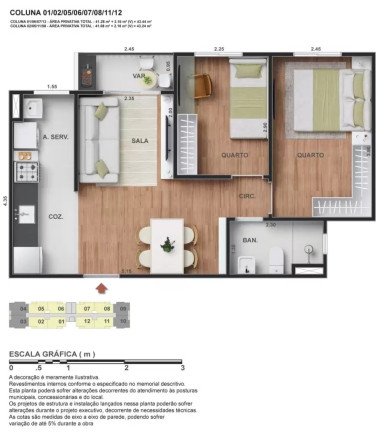 Imagem Apartamento com 2 Quartos à Venda, 43 m² em Jacarepaguá - Rio de Janeiro