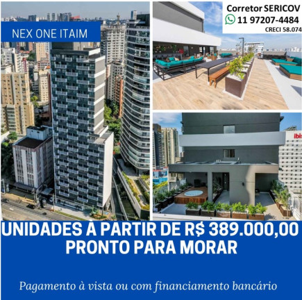 Foto do imóvel Apartamento com 1 Quarto à Venda, 27 m² em Vila Nova Conceição - São Paulo