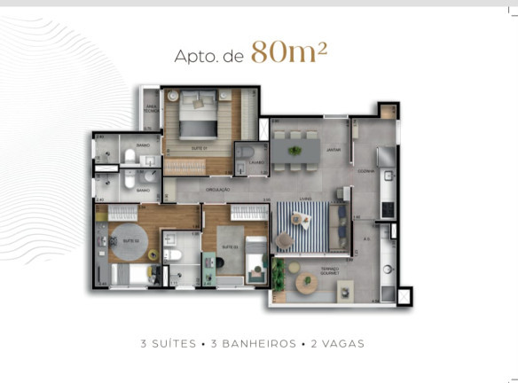 Imagem Apartamento com 2 Quartos à Venda, 62 m²em Centro - Osasco