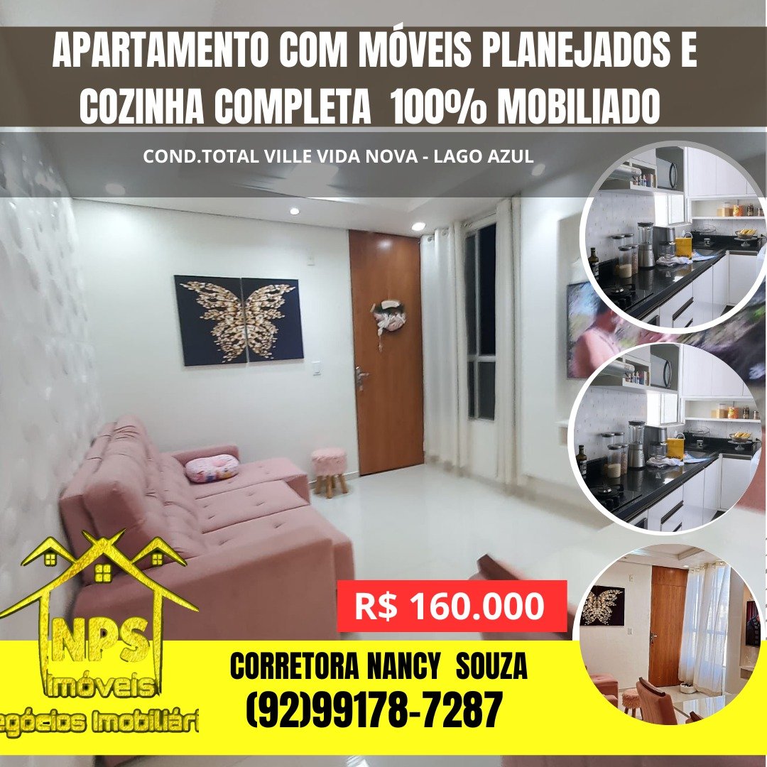 Imagem Apartamento com 2 Quartos à Venda, 45 m²em Lago Azul - Manaus