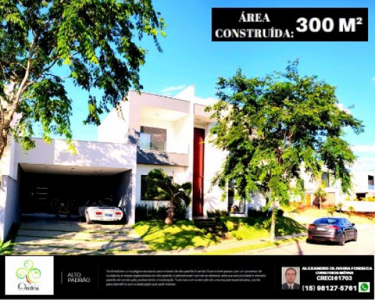 Imagem Casa de Condomínio com 3 Quartos à Venda, 300 m² em Jardim Residencial Chácara Ondina - Sorocaba