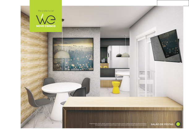 Imagem Apartamento com 1 Quarto à Venda, 33 m² em Novo Osasco - Osasco