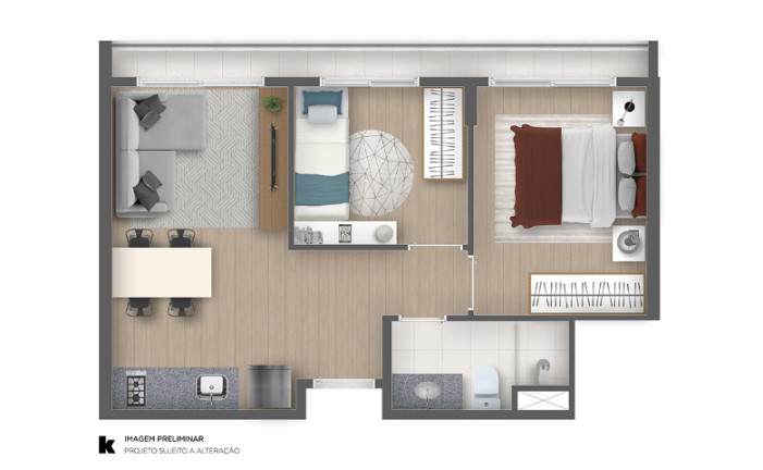 Imagem Apartamento com 1 Quarto à Venda, 26 m² em Bela Vista - São Paulo