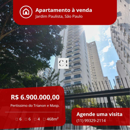 Foto do imóvel Apartamento com 6 Quartos à Venda, 468 m² em Jardim Paulista - São Paulo