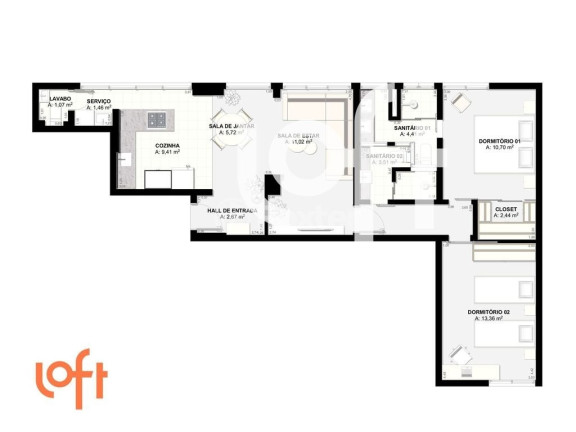 Foto do imóvel Apartamento com 3 Quartos à Venda, 94 m² em Jardim Paulista - São Paulo