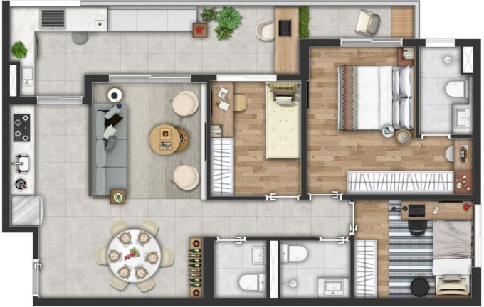 Foto do imóvel Apartamento com 3 Quartos à Venda, 84 m² em Butantã - São Paulo