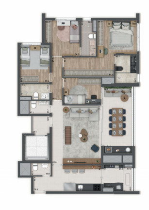 Imagem Apartamento com 4 Quartos à Venda, 138 m² em Mooca - São Paulo