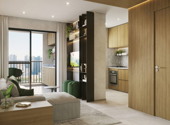 Imagem Apartamento com 2 Quartos à Venda, 37 m² em Campo Belo - São Paulo