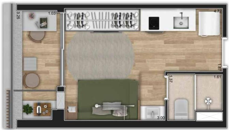Foto do imóvel Imóvel com 1 Quarto à Venda, 26 m² em Paraíso - São Paulo