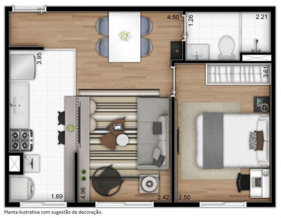 Imagem Apartamento com 2 Quartos à Venda, 50 m² em Cambuci - São Paulo
