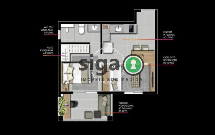 Imagem Apartamento com 1 Quarto à Venda, 36 m² em Vila Mariana - São Paulo