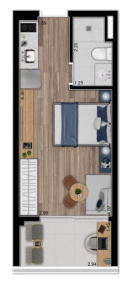 Imagem Apartamento com 2 Quartos à Venda, 48 m² em Vila Guarani (z Sul) - São Paulo