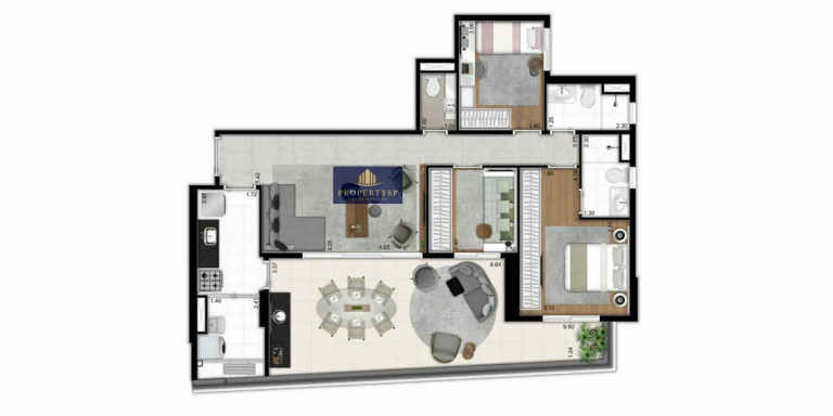 Imagem Apartamento com 3 Quartos à Venda, 102 m² em Pinheiros - São Paulo