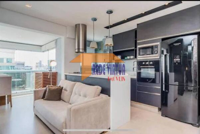 Imagem Apartamento com 1 Quarto para Alugar, 54 m² em Vila Nova Conceicao - São Paulo