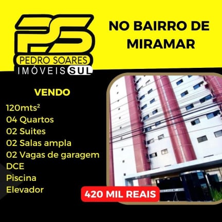 Foto do imóvel Apartamento com 4 Quartos à Venda, 120 m² em Miramar - João Pessoa