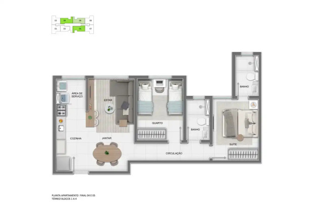 Foto do imóvel Apartamento com 2 Quartos à Venda, 49 m² em Estoril - Belo Horizonte