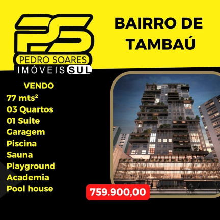 Foto do imóvel Apartamento com 3 Quartos à Venda, 77 m² em Tambaú - João Pessoa