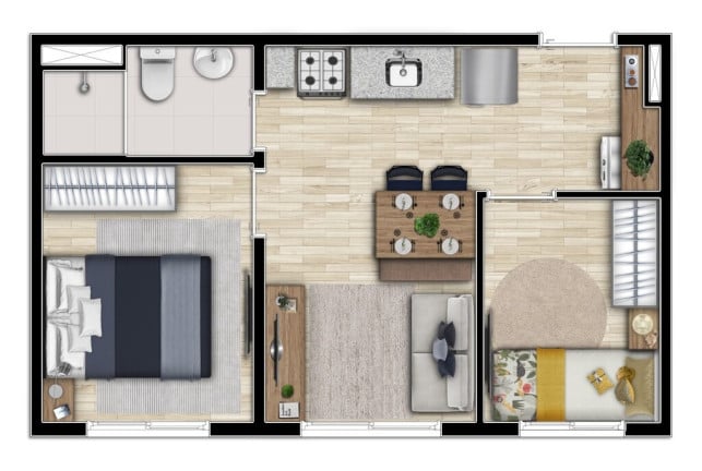 Foto do imóvel Apartamento com 2 Quartos à Venda, 32 m² em Vila Buarque - São Paulo