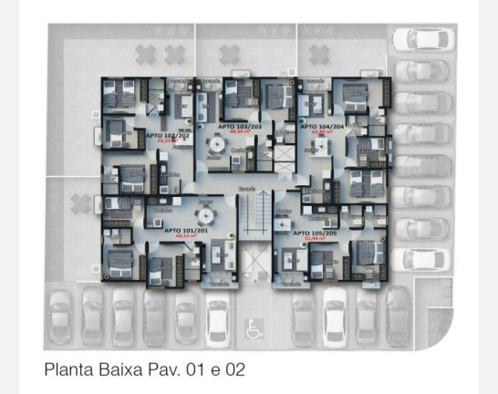 Imagem Apartamento com 3 Quartos à Venda, 59 m² em Bessa - João Pessoa