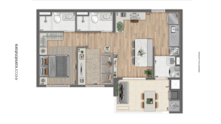 Imagem Apartamento com 3 Quartos à Venda, 69 m² em Vila Guilhermina - São Paulo