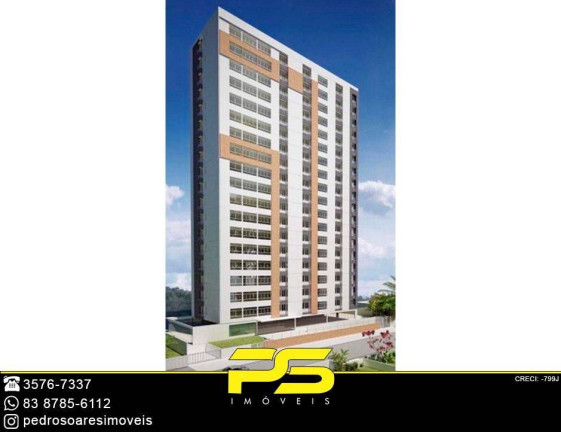 Foto do imóvel Apartamento com 3 Quartos à Venda, 95 m² em Brisamar - João Pessoa