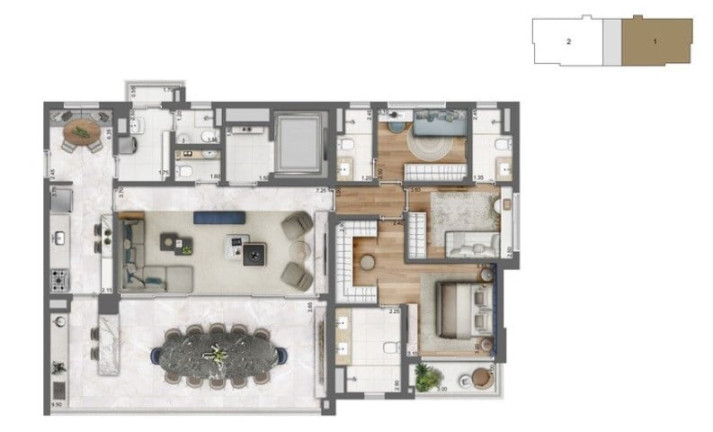 Imagem Apartamento com 3 Quartos à Venda, 165 m² em Campo Belo - São Paulo