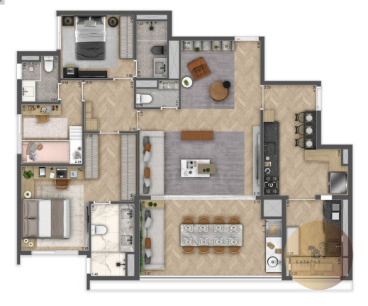 Imagem Apartamento com 4 Quartos à Venda, 132 m² em Vila Clementino - São Paulo