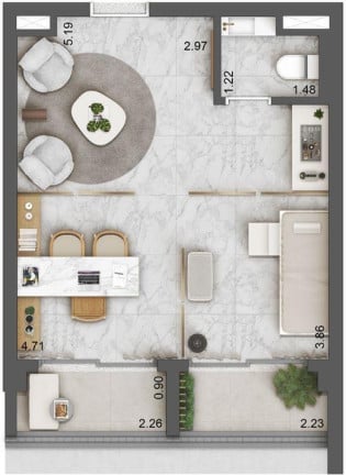 Foto do imóvel Sala Comercial à Venda, 26 m² em Vila Olímpia - São Paulo