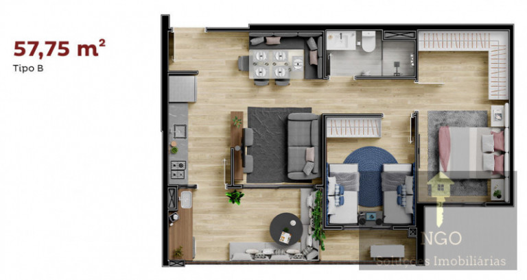 Imagem Apartamento com 2 Quartos à Venda, 66 m² em Vila Cruz Das Almas - São Paulo