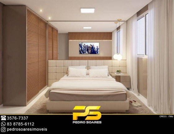 Foto do imóvel Apartamento com 1 Quarto à Venda, 43 m² em Jardim Cidade Universitária - João Pessoa