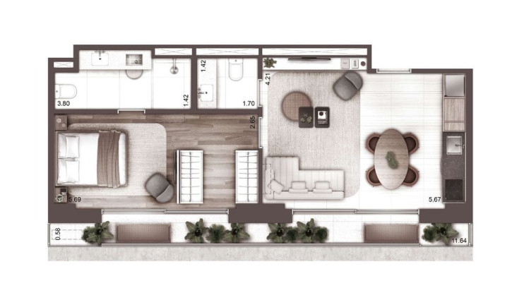 Imagem Apartamento com 1 Quarto à Venda, 72 m² em Higienópolis - São Paulo