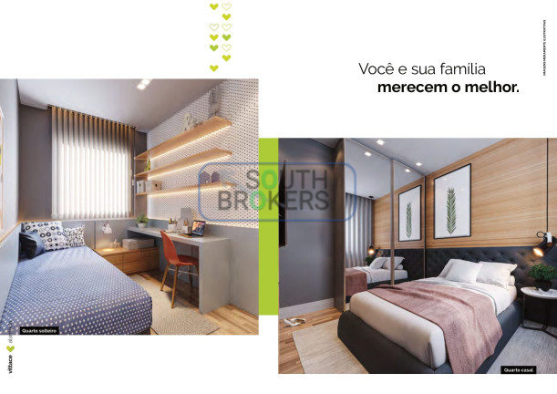 Imagem Apartamento com 3 Quartos à Venda, 55 m² em Ouro Fino - São José Dos Pinhais