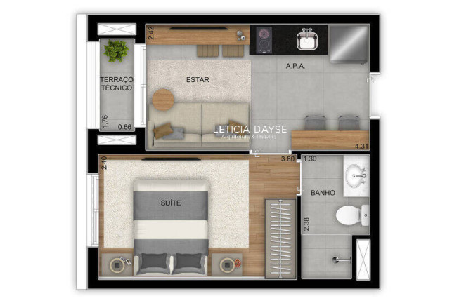 Imagem Apartamento com 1 Quarto à Venda, 28 m² em Jardim Prudência - São Paulo
