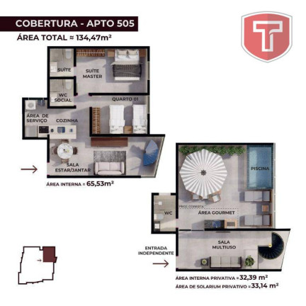 Imagem Apartamento com 2 Quartos à Venda, 57 m² em Praia Formosa - Cabedelo