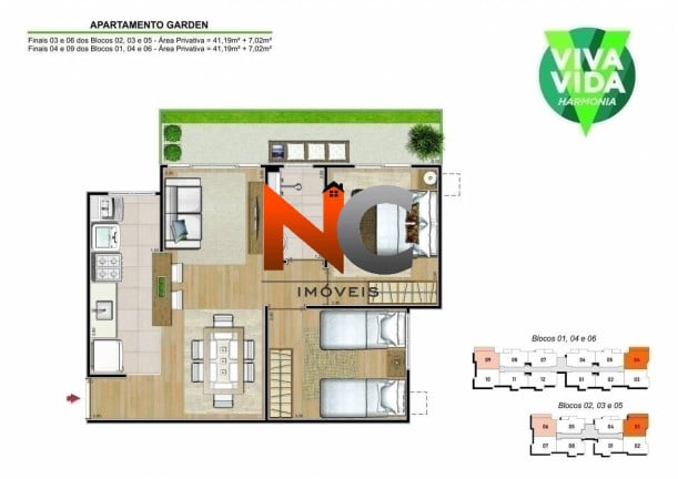 Foto do imóvel Apartamento com 2 Quartos à Venda, 48 m² em Santa Cruz - Rio De Janeiro
