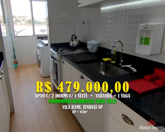 Foto do imóvel Apartamento com 2 Quartos à Venda, 61 m² em Jardim Guarani - Jundiaí