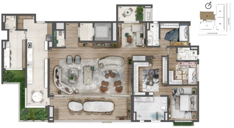 Imagem Apartamento com 4 Quartos à Venda, 281 m² em Moema - São Paulo