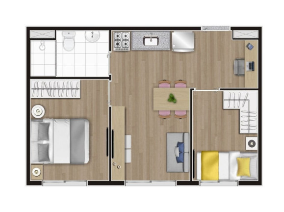 Imagem Apartamento com 2 Quartos à Venda, 34 m² em Campos Elíseos - São Paulo