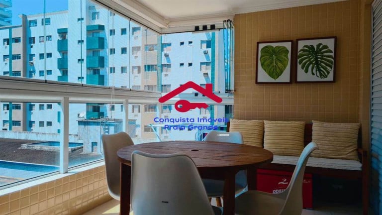 Foto do imóvel Apartamento com 3 Quartos à Venda, 105 m² em Canto Do Forte - Praia Grande