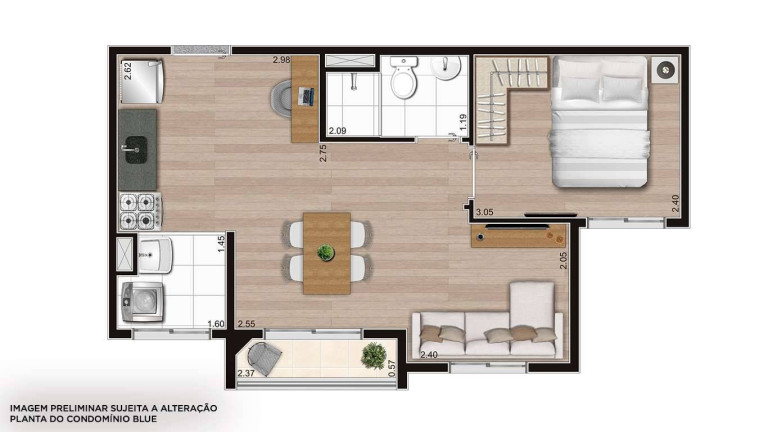 Foto do imóvel Apartamento com 1 Quarto à Venda, 37 m² em Itaberaba - São Paulo